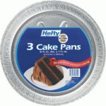 HEFTY ROUND CAKE PAN 12/