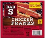 BAR S MEAT HOT DOGS 32/1